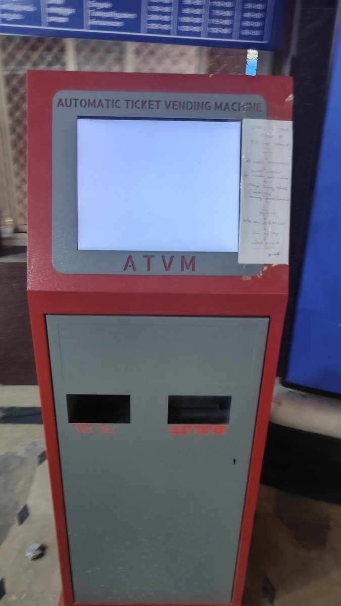 Innocent_Ishaan's tweet photo. This is d situation of Rajampet railway station (RZP). Peak time, only 1 ATVM machine available &amp; that is also not working since many days... &amp; the ticket printing machine also not working, Passengers are suffering of this @AshwiniVaishnaw @SCRailwayIndia @drmgtl @drmsecunderabad https://t.co/Wd8u6w4oAV