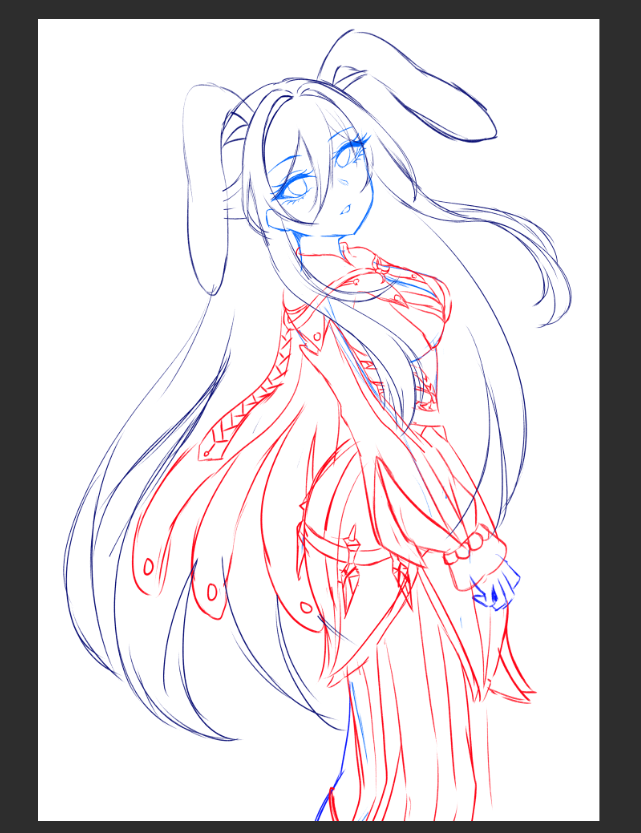MiyazakiKuroi's tweet photo. Edel wip https://t.co/PkGTcJm4ho