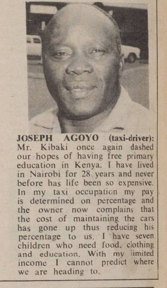MasterOkel8562's tweet photo. @Naomikibandi Life has never been cheap or truly affordable since Independence; generations have continued to face the challenge of rising costs, economic pressures, and the struggle to improve living standards. https://t.co/DbI24J3AlQ