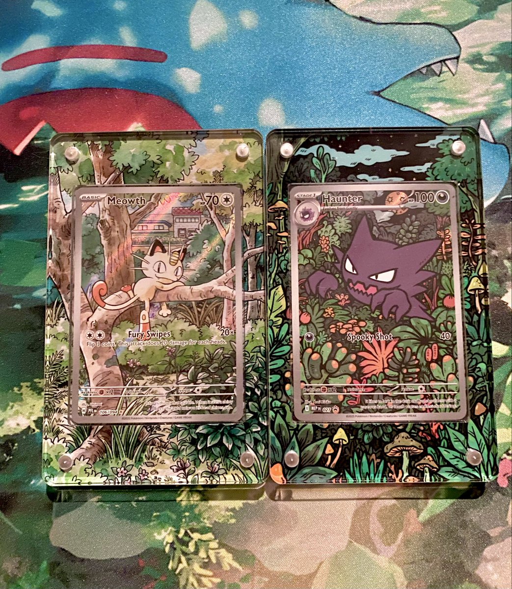 _Emulator's tweet photo. two of my favorite cards ever finally got the home they deserve. i’ve been staring at them for hours… https://t.co/hy9xufaCIV
