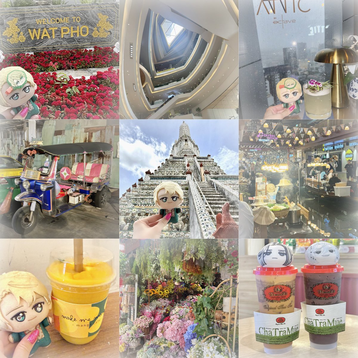 HA18MA18's tweet photo. てことで🤞Bangkok Nice TRIP🤞
とっても良い旅でした💞
バンコクにもまた行きたいし、プーケットにも行ってみたいな🎶タイ大好き！ありがとう🤝
 #ら旅log

ประชาชนชาวไทยมีเมตตาและร่าเริงมากมันเป็นการเดินทางที่ดีมากฉันรักประเทศไทยฉันจะต้องไปเที่ยวอีกแน่นอนขอให้โลกสงบสุขตลอดไป https://t.co/WZ686qSNGW