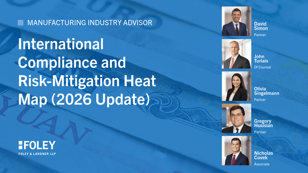 robert_hosay's tweet photo. Global compliance risk is constantly evolving and staying ahead requires both perspective and precision.

Foley has released its updated 2026 international compliance heat maps, offering an at a glance view of bribery, sanctions, and forced labor risks across jurisdictions… https://t.co/AweEJrUNma