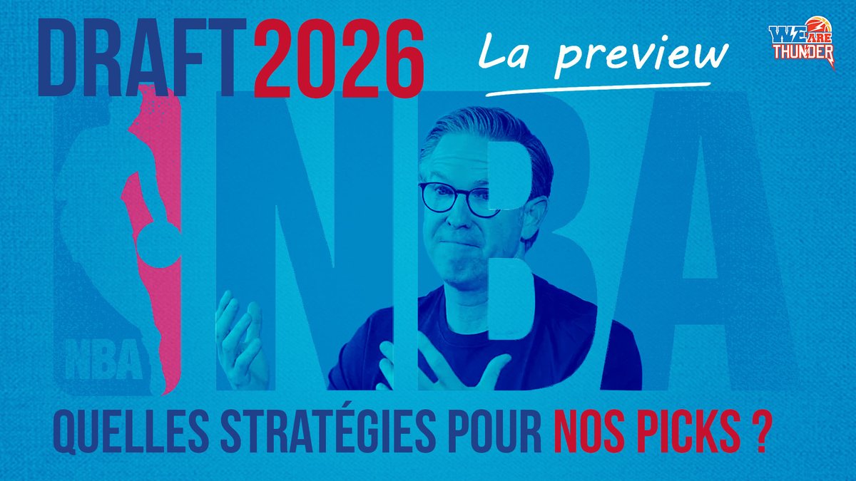 WeAreThunder_fr's tweet photo. 🚨ALERTE PODCAST DRAFT🚨

Quelques jours avant la draft, on parle des possibilités du Thunder avec les picks 12 et 17

Trade up ? Draft au fit/au talent ? Quels sont les meilleurs prospects ? Nos pronos ?
On répond à tout⬇️
https://t.co/vYDlhxYvxb https://t.co/fF0UMUrA68