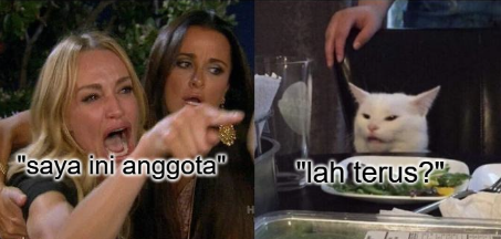 kementerianmeme's tweet photo. @intinyadeh #memenyadeh selalu aja kayak gini kejadiannya, emang kenapa ya kalo anggota? https://t.co/AyUZa0xkrs