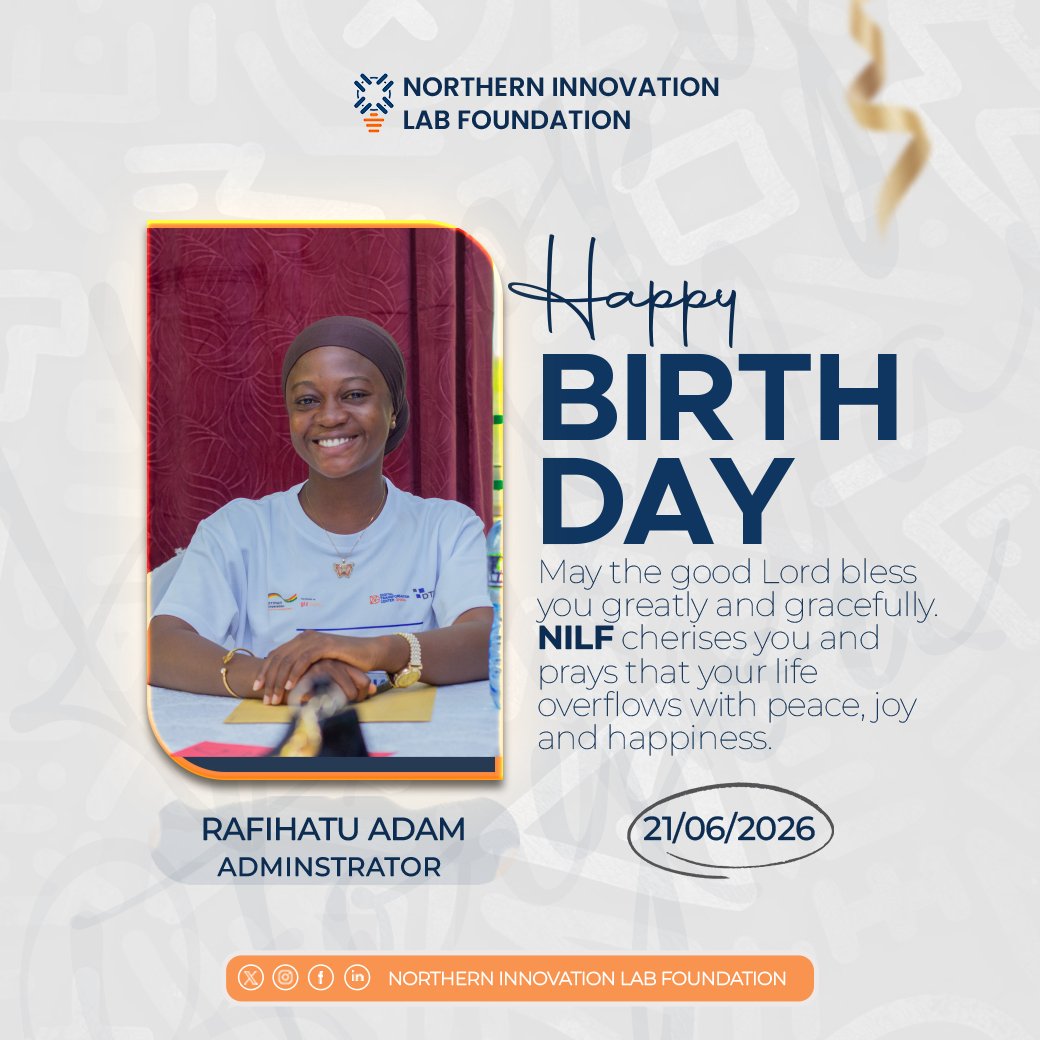 visitNILF's tweet photo. 🎉 Happy Birthday, Rafihatu Adam! 🎂

Your dedication and hard work continue to make a positive impact at NILF. Wishing you God's abundant blessings, good health, joy, and success in the year ahead.

#HappyBirthday #TeamNILF #NILF https://t.co/vi7mS5yl0v