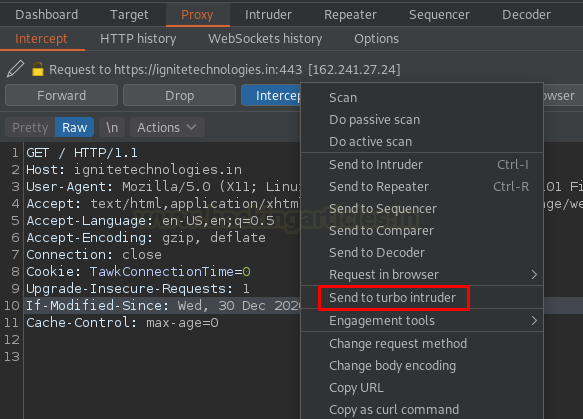 hackinarticles's tweet photo. Burp Suite for Pentester: Turbo Intruder

🔥 Telegram: https://t.co/upuP8k8ckB
✴ Twitter: https://t.co/Za7rYILz6E

Turbo Intruder is a powerful Burp Suite extension designed to send a massive number of HTTP requests at high speed for fuzzing and brute-force attacks. It uses HTTP pipelining and customizable Python scripts to perform advanced testing scenarios with low memory usage.

⚡ Key Features of Turbo Intruder
🚀 Ultra-fast HTTP request fuzzing
🐍 Customizable Python attack scripts
📦 Handles millions of payloads efficiently
🔗 Uses HTTP pipelining for reduced latency
⚙️ Supports multi-parameter fuzzing attacks

🎯 Common Security Testing Scenarios
🔐 Password brute-force attacks
🧪 Race condition testing
📡 Parameter fuzzing
🔎 Authentication bypass testing
⚡ High-volume request attacks

📖 Article: https://t.co/22vDlgKRFa

#CyberSecurity #EthicalHacking #BurpSuite #Pentesting #BugBounty #InfoSec #WebSecurity