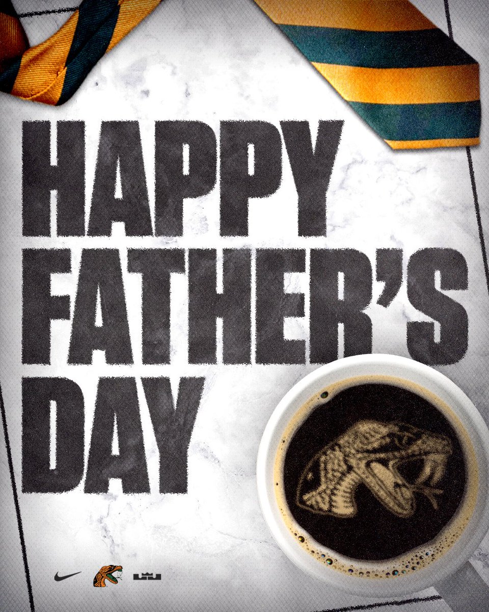 FAMU_FB's tweet photo. From the yard to your heart — Happy Father’s Day to every #1 Dad in Rattler Nation. 🐍🧡

#RestoreTheStrike x #ALLIN https://t.co/CfykkERCUS