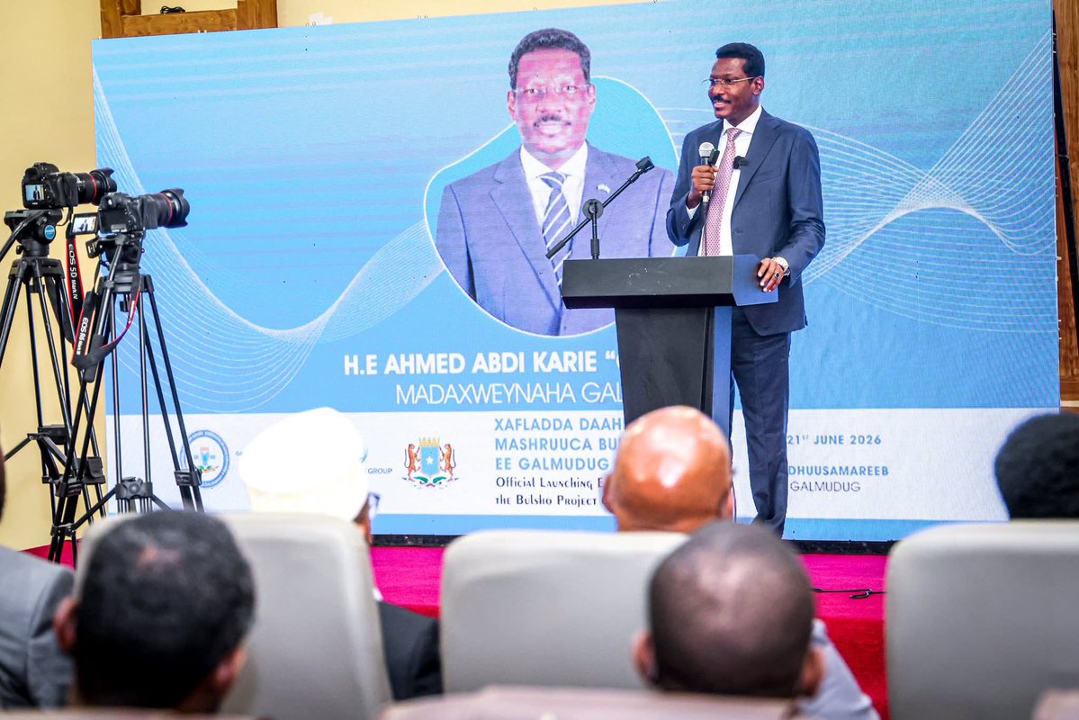 wardisom4's tweet photo. H.E @MrQoorqoor launched Bulsho-Project  this play  significant role in strengthening basic public services &amp; enhancing capacity local governments across GL strengthen community resilience promote reconciliation efforts enabling citizens access more efficient  effective services https://t.co/5eJDHorxYQ
