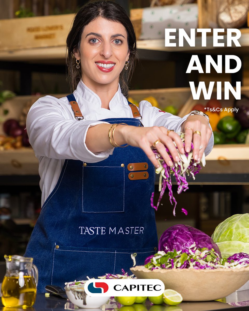 TasteMaster_SA's tweet photo. R1 000 is up for grabs with Capitec Business! Reply and share this post and tell us why you enjoy banking with @CapitecBankSA every day in the comments below. Include #TheTasteMasterSA and #BankOnBetter #BankOnCapitec in your answer. T&amp;Cs apply. https://t.co/xK7NawvR2w https://t.co/U2EiOVUTYJ