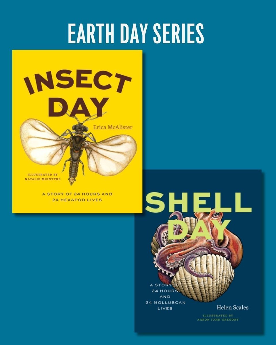 UChicagoPress's tweet photo. Attending #Evol2026? Don't miss the Earth Day series and discover the lives of insects, shells, snakes, and more where each chapter explores our remarkable planet and its fascinating inhabitants. Discover these accessible and engaging books here: https://t.co/g5muAtQaYx https://t.co/BWdhBj66M0