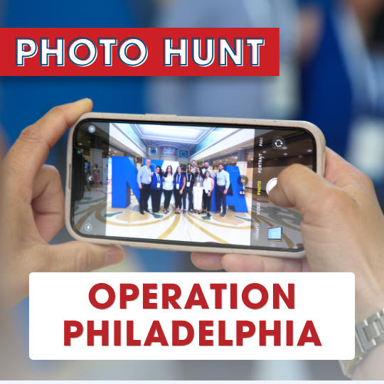 NATA1950's tweet photo. Snap your way through Philly during NATA 2026 with Operation Philadelphia, a 12-stop photo scavenger hunt, for a chance to win one of up to 10 Amazon gift cards!

Learn more: https://t.co/jolgVXpGkl https://t.co/nI68fhHFBi