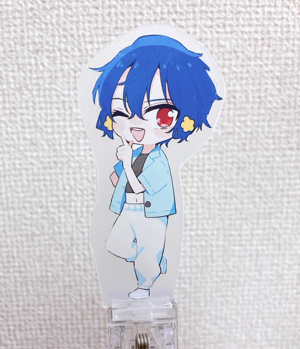 水野さんの自作アクスタも試作してみました。 不器用が急いで作ったからかなり粗い もっと綺麗に作りたい