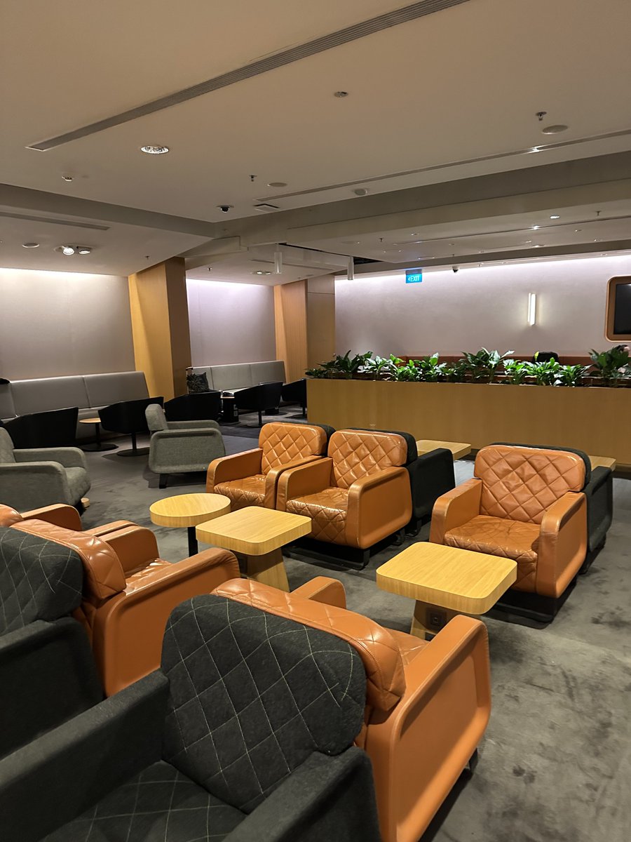 mx3939's tweet photo. 📍 Qantas International Business Lounge Singapore

カンタスのビジネスラウンジ！
こちらもめちゃ広い

クルーのみなさんがラウンジ内で打ち合わせし始めてびっくり🤭
自由な感じが素敵 https://t.co/i5p3WPXqGM