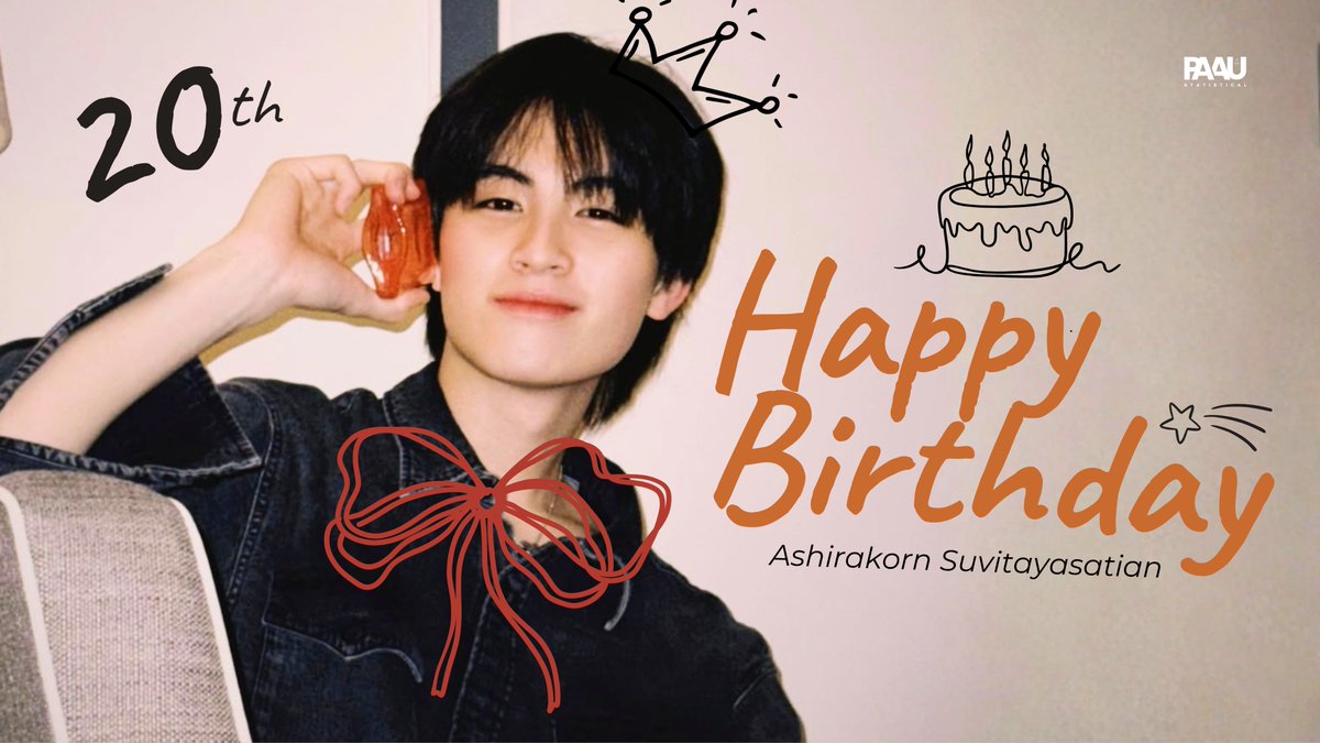 statistic_phuaa's tweet photo. ℍ𝕒𝕡𝕡𝕪 𝔹𝕚𝕣𝕥𝕙𝕕𝕒𝕪 𝕥𝕠 𝘈𝘴𝘩𝘪𝘳𝘢𝘬𝘰𝘳𝘯 🩵

สุขสันต์วันเกิดน้องเอเอ @aa_ashirakorn สุขภาพร่างกาย แข็งแรง กินอิ่มนอนหลับ เป็นที่รักของทุกคนตลอดไป เติบโตด้วยพลังงานบวกเยอะ ๆ เลยน้า ด้วยรักเสมอ

20th BD AA BUS 
#HappyAAashirakornDay #AAashirakorn
#BUSbecauseofyouishine https://t.co/dE8Z4kLpS2