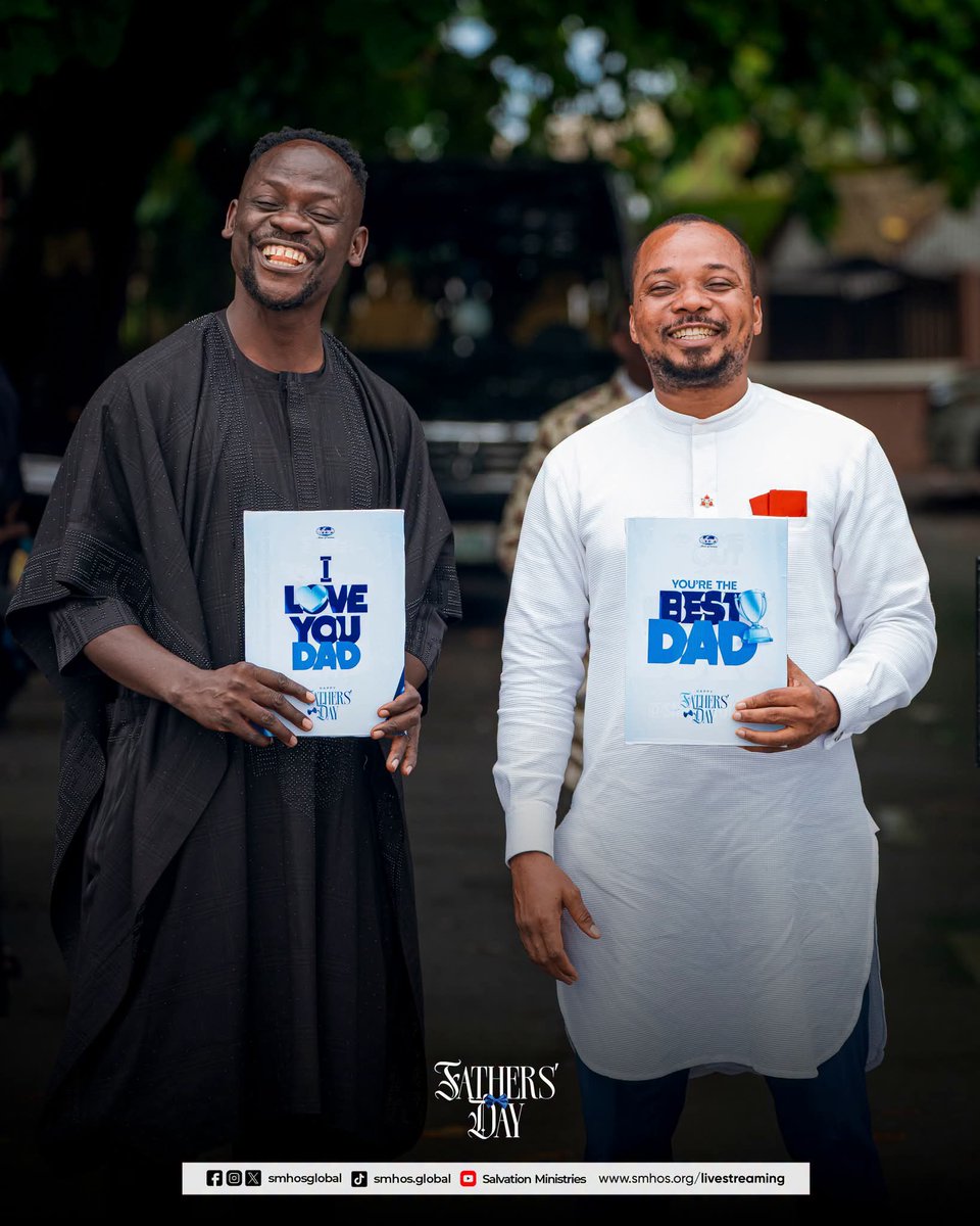 smhosglobal's tweet photo. With love filled with gratitude, we say "Happy Fathers' Day To All Our Fathers Around The Globe, We Love You!" Thank you for worshipping with us, see you next time.
#SMHOS #WeLoveYouDad #fathersdaycelebration https://t.co/uG5xyjOTmq