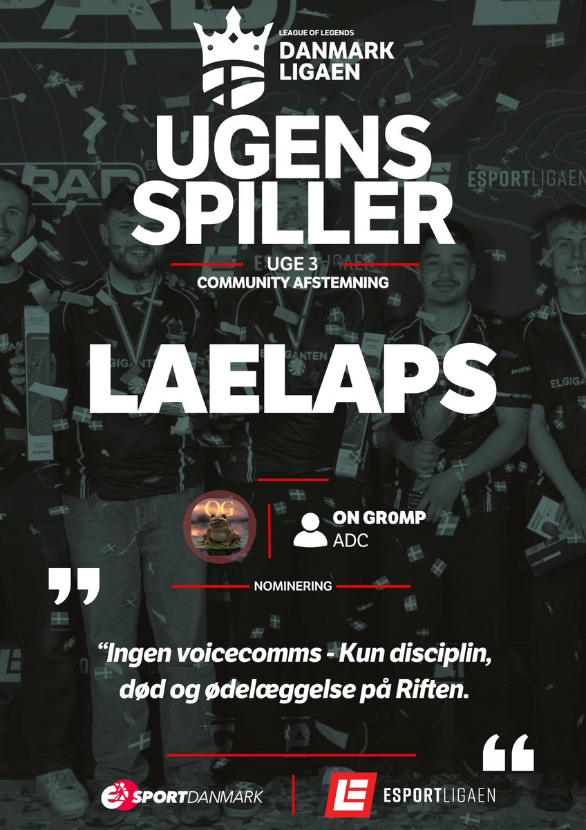 LoL Danmark Ligaen tweet media