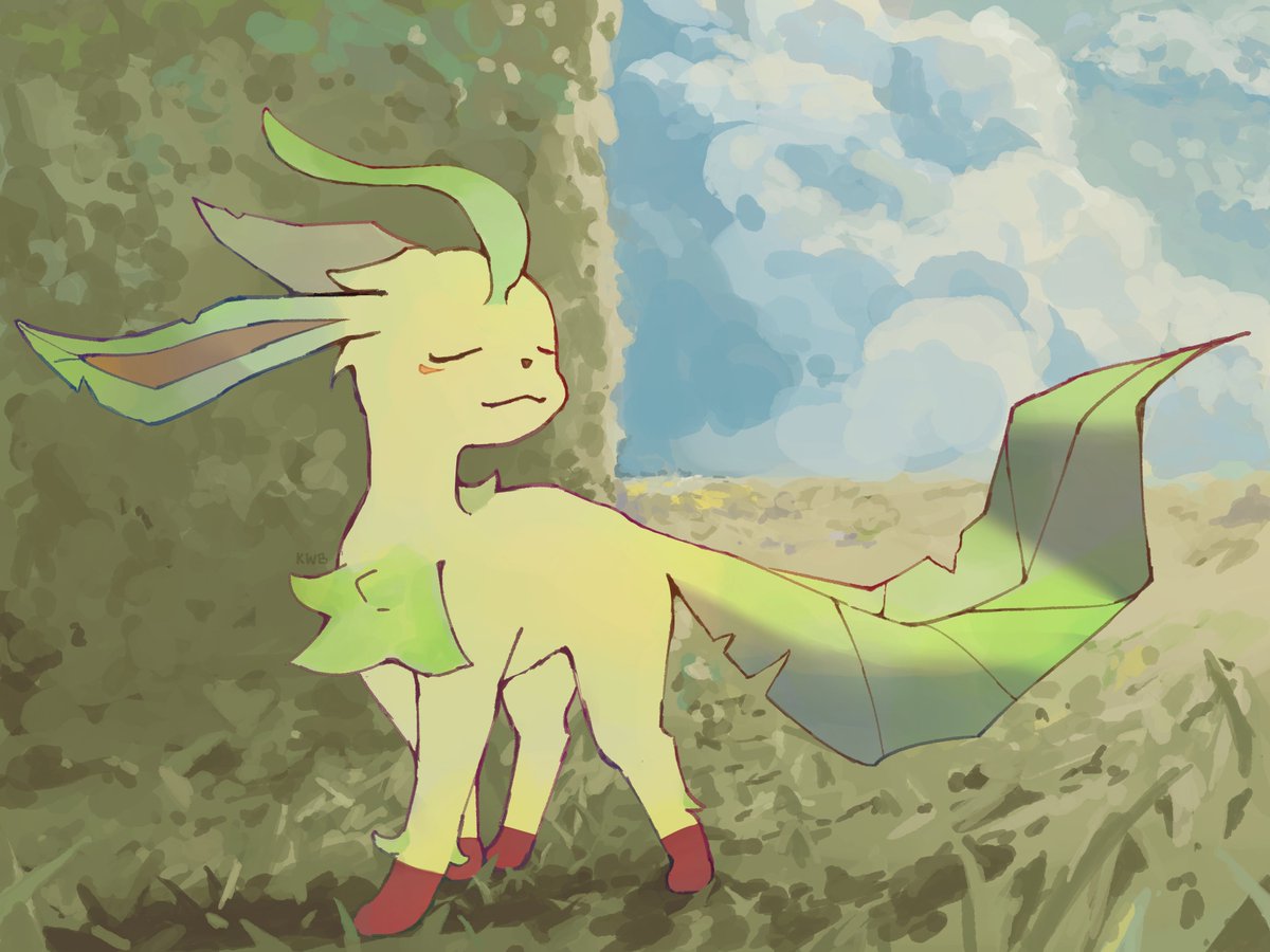JustKiwb's tweet photo. Leafeon Study https://t.co/BeLyhONTRx