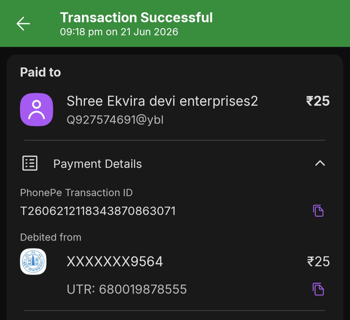 SwaonilG's tweet photo. @Tukaram_IndIAS @msrtcofficial @RIL_Updates 
I am attaching a payment receipt for your reference please look into this matter on urgent basis https://t.co/GV0GKJvAoR
