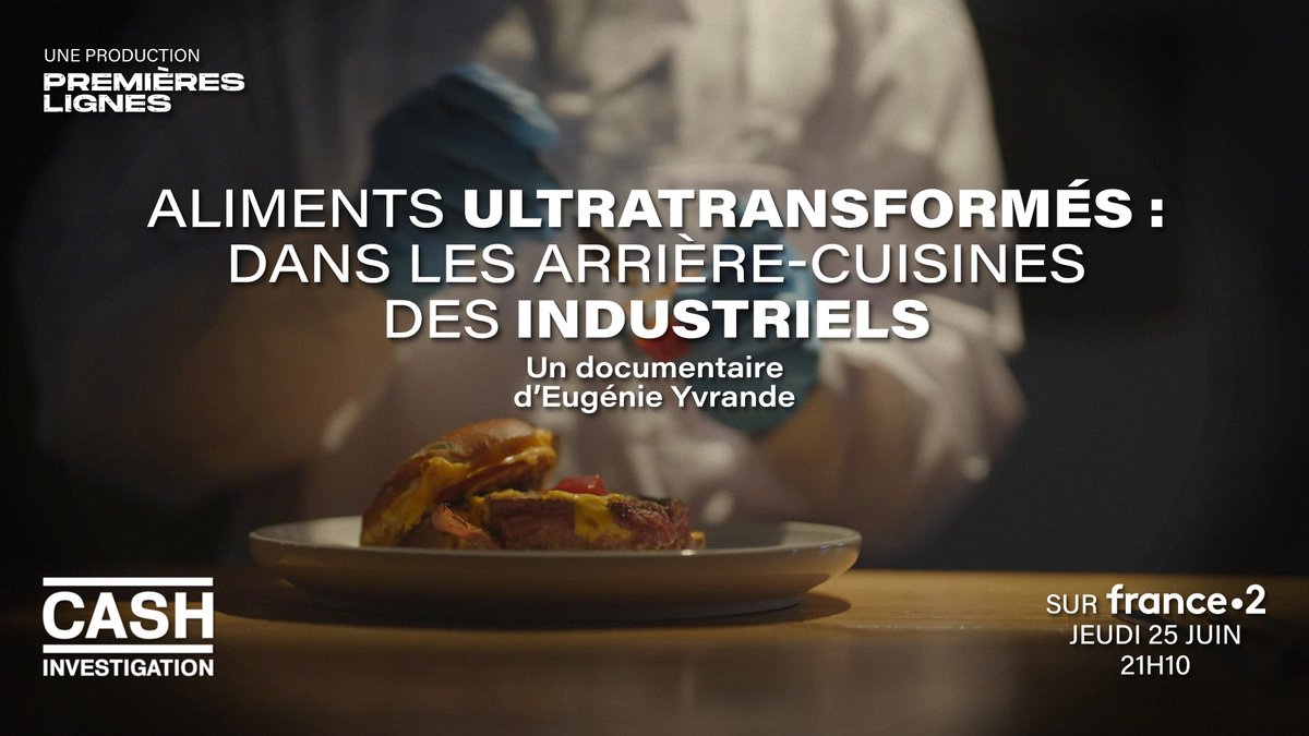 cashinvestigati's tweet photo. 🥤🍞 Additifs, fibres ajoutées, lobbying de l’agroalimentaire… Que cachent vraiment les aliments ultratransformés ?

#cashinvestigation révèle comment l’agro-industrie influence nos assiettes, notre santé et même les politiques publiques…

📺 À découvrir dans notre enquête, signée @EYvrande , présentée par @EliseLucet.  C’est ce jeudi, à 21h10 sur France 2 et https://t.co/goM66zNQnS 

 #Alimentation #lobby #UltraTransformé