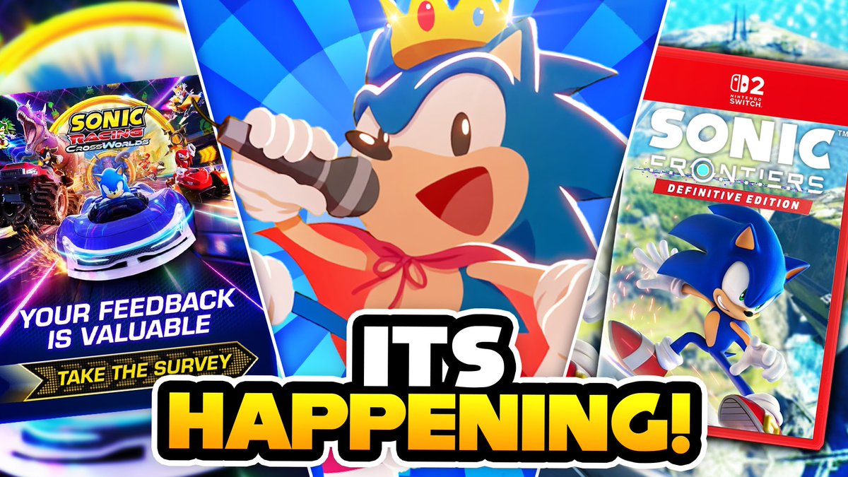 GamesCage_'s tweet photo. So ALOT Just Happened…

SONIC CROSSWORLDS SURVEY, ANNIVERSARY STREAM INCOMING &amp; FRONTIERS DE CONTINUING TO LOOM LMAOOO.

LOCK IN, ENJOY, RT :
https://t.co/LxVqn7ioGo https://t.co/2VmPQq4Qma