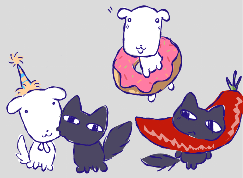 oasisintherain's tweet photo. lammy doodle + ganadis https://t.co/o52WkeL6Sd