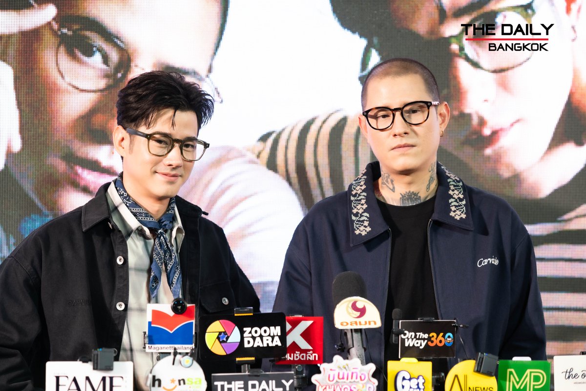 thedailybkk's tweet photo. ‘มาริโอ้-มาร์โค’ ควงคู่เปิดตัวแว่นสุดคูล OWNDAYS ผนึกกำลัง CARNIVAL เปิดตัวแว่นตารุ่นลิมิเต็ด 
#มาริโอ้เมาเร่อ​​ #mariomaurer
#OWNDAYS #OWNDAYSThailand https://t.co/rdW2Z9VVK4