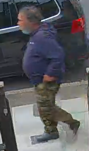 MPSKingston's tweet photo. MISSING: We are appealing for help to find Richard, 51 who is missing from Twickenham. Last seen on Tuesday, 16 June and has connections to Kingston. He may be wearing the camouflage trousers in this CCTV image. 

Anyone with information should call 101 quoting 01/7701189/26. https://t.co/PCCgRGozug