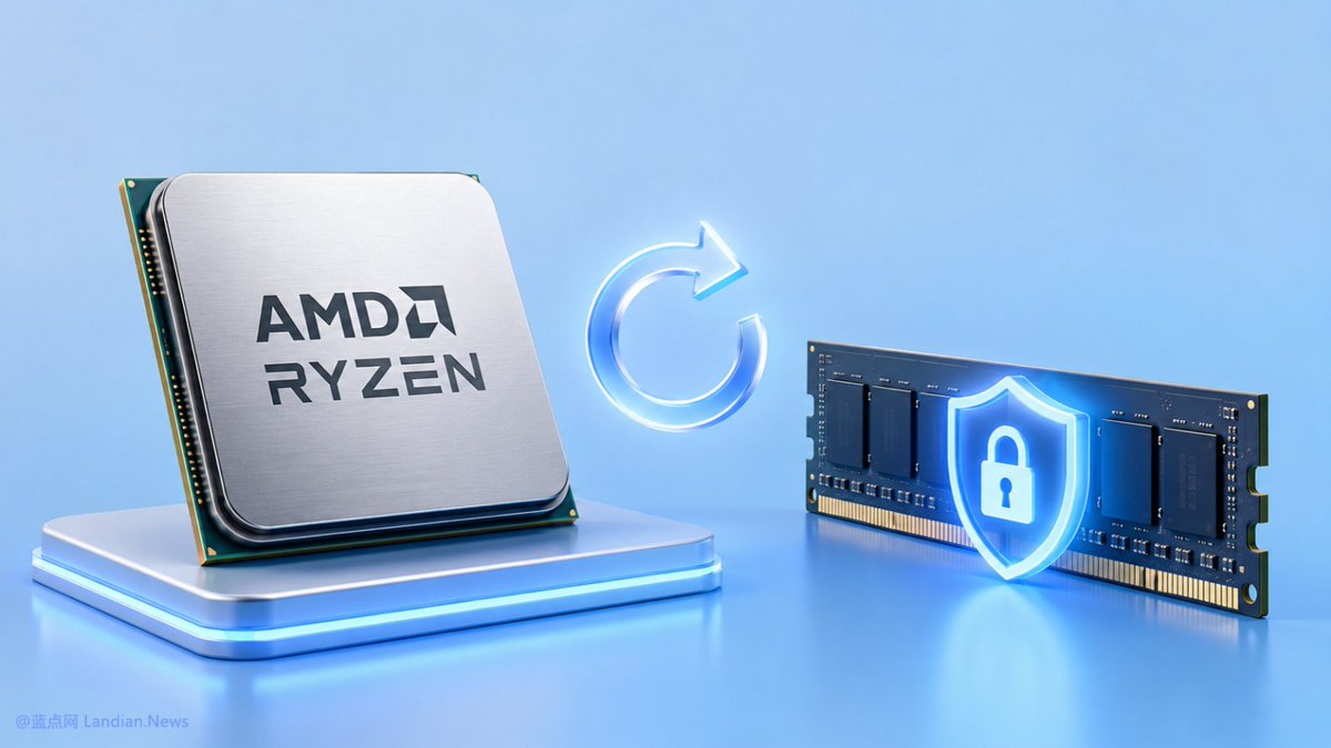 landiantech's tweet photo. 遭到社区强烈批评后 #AMD 决定恢复 RYZEN 消费级处理器的 #TSME 透明安全内存加密，预计将随着 7 月 UEFI 固件更新重新推送给用户。此前有用户发现 AMD 在 4 月发布的固件中禁用消费级处理器的 TSME，且 AMD 事前和事后都没有发布任何公告，这种不透明的做法引起社区批评：https://t.co/qMb4qIsxO4 https://t.co/q618LSo3X1