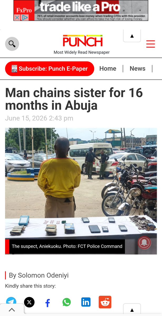 uchenwa_'s tweet photo. @nma_enna @Aristo_Path @HarrisonBbi18 The mistake we make is assuming some men have conscience... they don't. Just few days ago, a man was found to have chained the sister for 16 months in Abuja.

So, yes, some of them will do worse to their own cause the lack humanity in them. https://t.co/KBUJl6KK4q