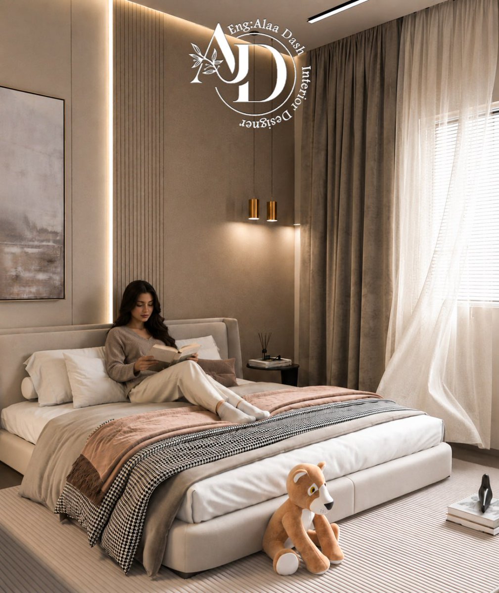 alaadash0's tweet photo. Modern Bedroom ✨

Designed with a neutral palette, ambient lighting, and elegant details to achieve the perfect balance between comfort and sophistication.

Programs: 3ds Max | V-Ray | Photoshop 🖤✨
#architecture #interiordesign  #homedesign #bedroom  #bedroomdesign #3d #3dmax https://t.co/bQErXL21uA