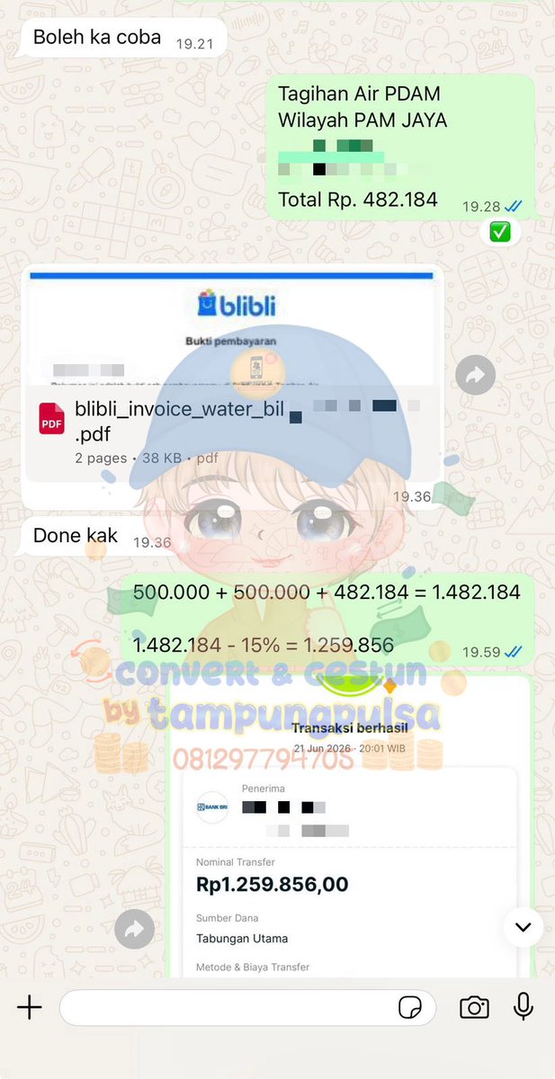 lrubie_'s tweet photo. transaksi realtime 21/06/2026 📝

💰— t1kt0ok via t0kp3d 1.500.000 ✅
💰— beIibeIi via t4gihan 1.482.184 ✅
💰— beIibeIi via tik3tc0m 1.848.730 ✅
💰— 0v0 peiIeter via greb 534.000 ✅

💌 more testi at https://t.co/oVIAsU3l3h https://t.co/isXIguZO2e