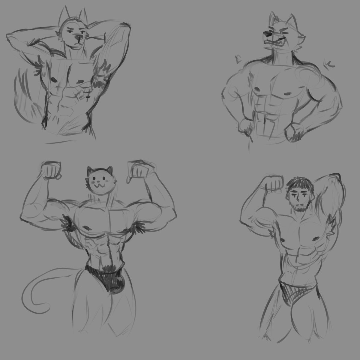 Lewd_catto's tweet photo. Some sketches of yesterday's stream!!! https://t.co/JDQSPb5frc