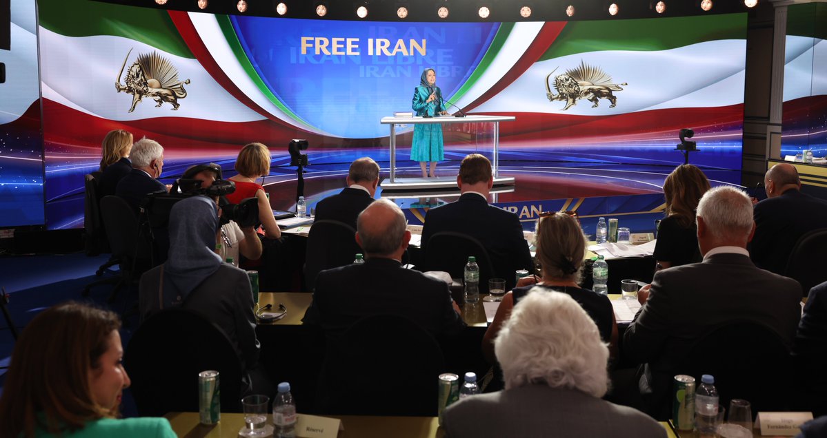 Maryam_Rajavi's tweet photo. Day 2: Free Iran Summit 2026 – Onward to a Democratic Republic
Today, at one of the most critical junctures in Iran's history, the decisive question is: What is the solution to the crisis? How can—and how must—this regime be brought down?

For years, when the Iranian Resistance warned that a viper does not give birth to a dove—when we said that no one should look for moderation, reform, or a change of behavior inside the dark tunnel of Velayat-e Faqih, or religious fascism, and that appeasement was a dangerous illusion—many governments refused to accept it.

Today, however, the bitter and bloody lessons of experience have made many realities unmistakably clear.
