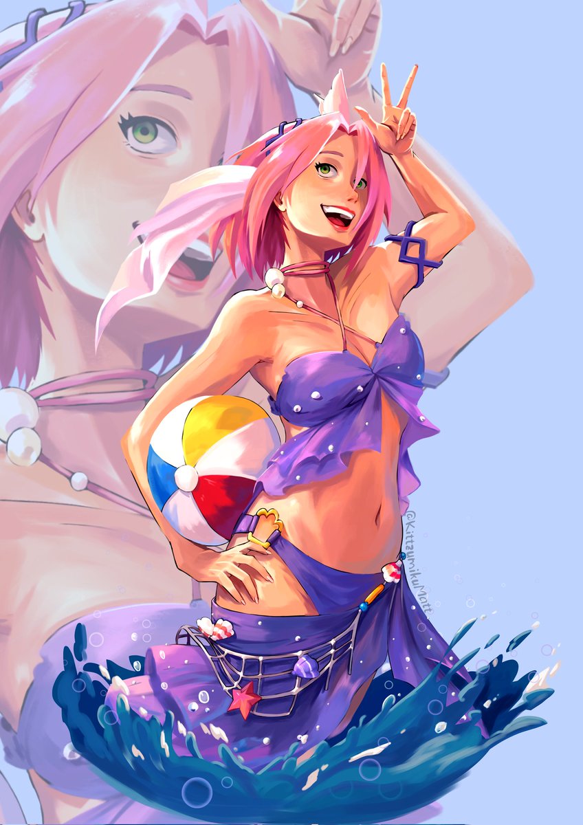 KittzumikuMatt's tweet photo. Ahhh, 11 horas y medias, pero termine mi mejor dibujo asta la fecha #sakuraharuno #sakura https://t.co/nD4pfGRJFH