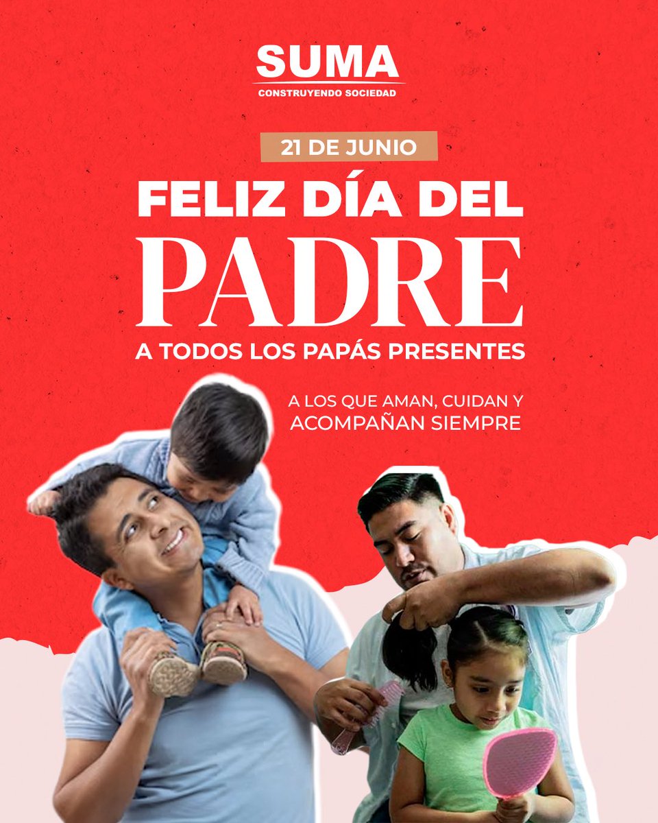 sumasociedad's tweet photo. ¡Feliz día del padre! https://t.co/3EanXwNp9M