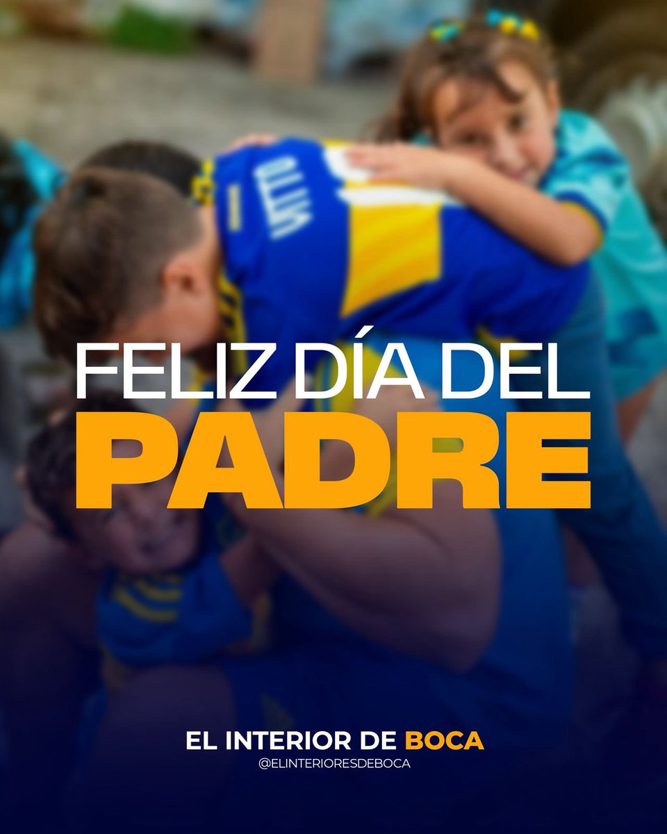 interiordeboca's tweet photo. Feliz día del Padre! 💙💛💙 https://t.co/kBq9AzUGyI