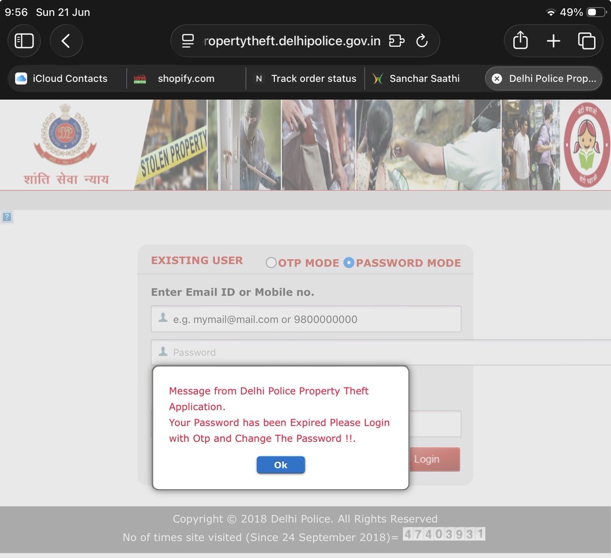 ThePradeepDubey's tweet photo. @DelhiPolice The funniest part is showing in screen sort. Creating a new account isn’t possible either because email OTPs are arriving 5–6 hours late. What am I supposed to do?
@LtGovDelhi @CPDelhi @AmitShah @ajeetbharti @AjeetBhartii @NijiSachiv @aaryatiwarii https://t.co/M1akEUDZax