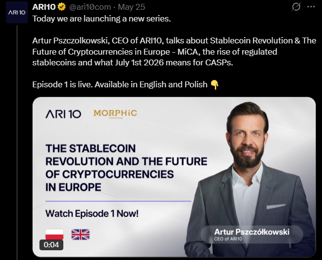 James_AltGod's tweet photo. Buy $ARI, read the reason why: https://t.co/5YwZUMTBWM 

Only 1 out of 100 human know the reason. https://t.co/dELXYhB8W4