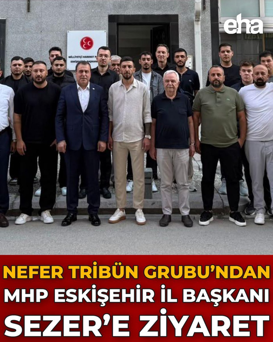 ehaeskisehir's tweet photo. Nefer Tribün Grubu’ndan MHP Eskişehir İl Başkanı Sezer’e Ziyaret https://t.co/tMfbONHxAB https://t.co/w1ADiY4JOX