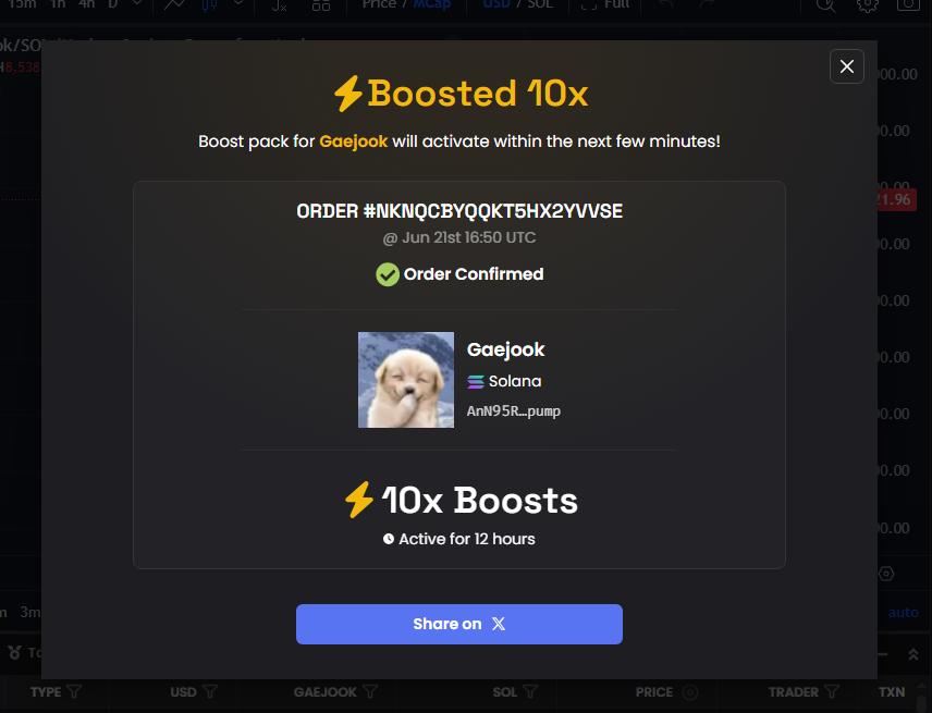 OGGaejook's tweet photo. Dex paid + 10x boost paid

@pumpfun Verify CTO https://t.co/FMWFWRqkjr