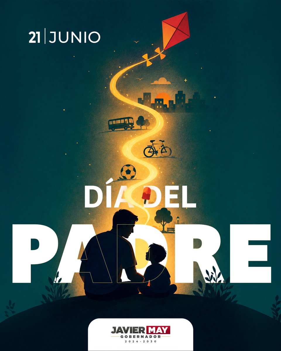 TabascoJavier's tweet photo. El Día del Padre, es una fecha idónea para reconocer y honrar la dedicación, el amor y el esfuerzo de quienes guían con el ejemplo y construyen el futuro desde el hogar.

¡Feliz Día a todos los Papás tabasqueños! https://t.co/7ku7NyqjGL
