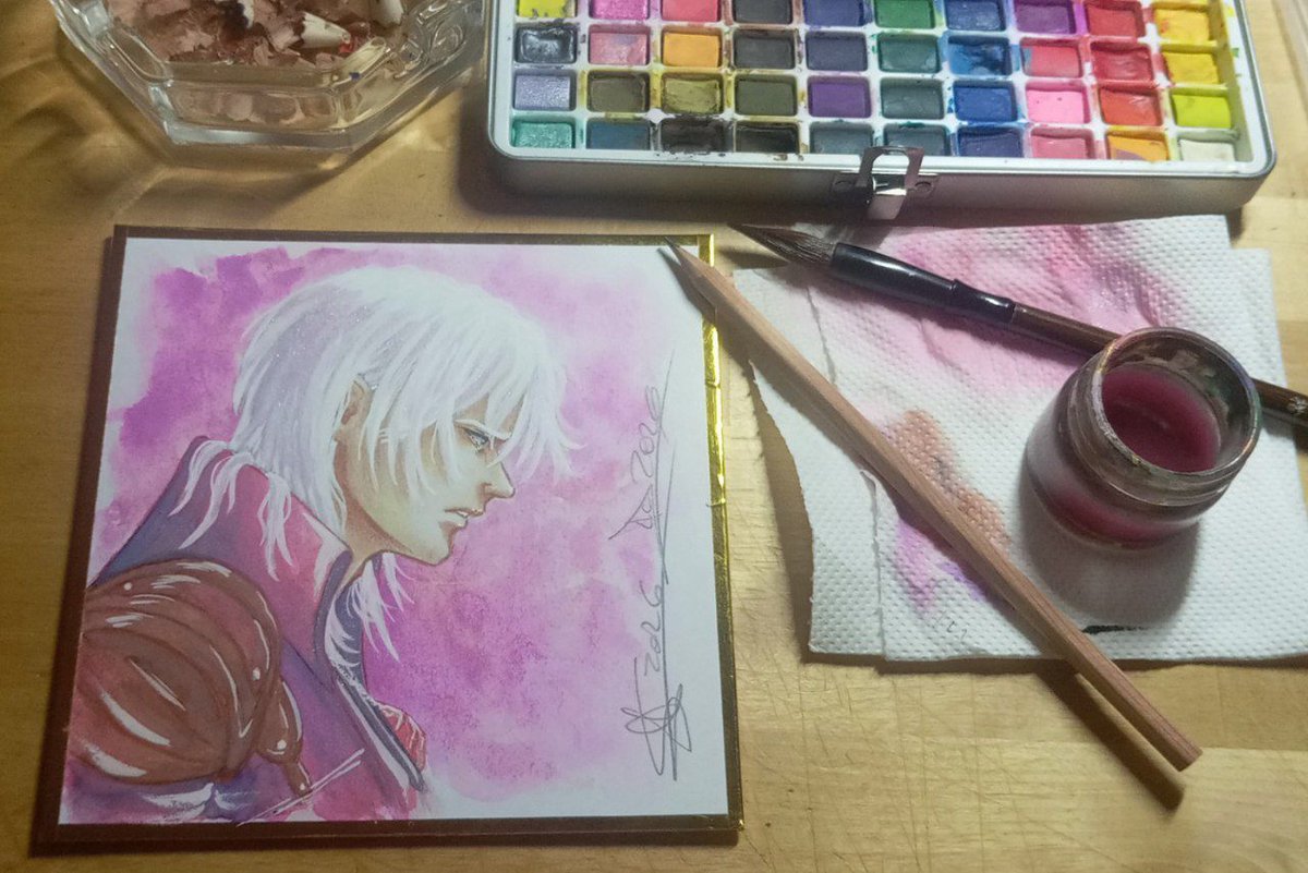 Liberadicreare's tweet photo. Nonostante il dolore, si lavora...
#liberadicreare #artist #gallery #sketch #devilmaycry #dante #shikishi #draw #artgallery https://t.co/VvG5Rz3pQZ
