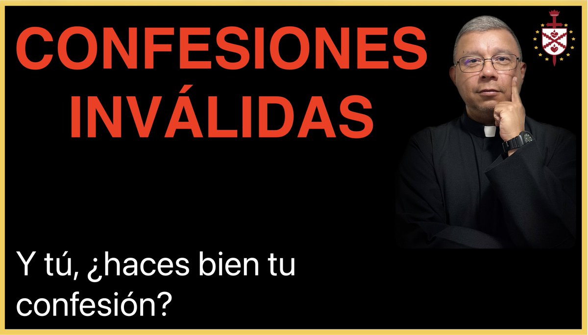 PadreJRG's tweet photo. Muchos se confiesan, pero no quedan perdonados de sus pecados. Para que no te suceda, conoce lo que debes hacer antes de ir a confesarte. ¡Muy pocos católicos lo saben!
https://t.co/2uJ3OUF6fq https://t.co/wsL8kt2Izt