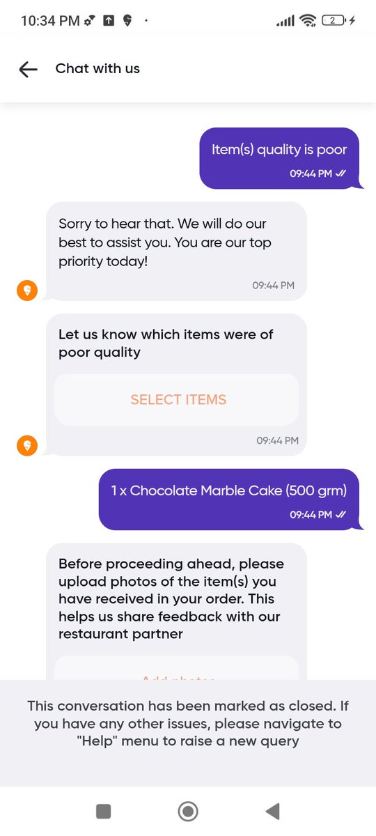 PriyaRa82084087's tweet photo. @SwiggyCares @Swiggy Order #241025163747188 https://t.co/re44fupomL