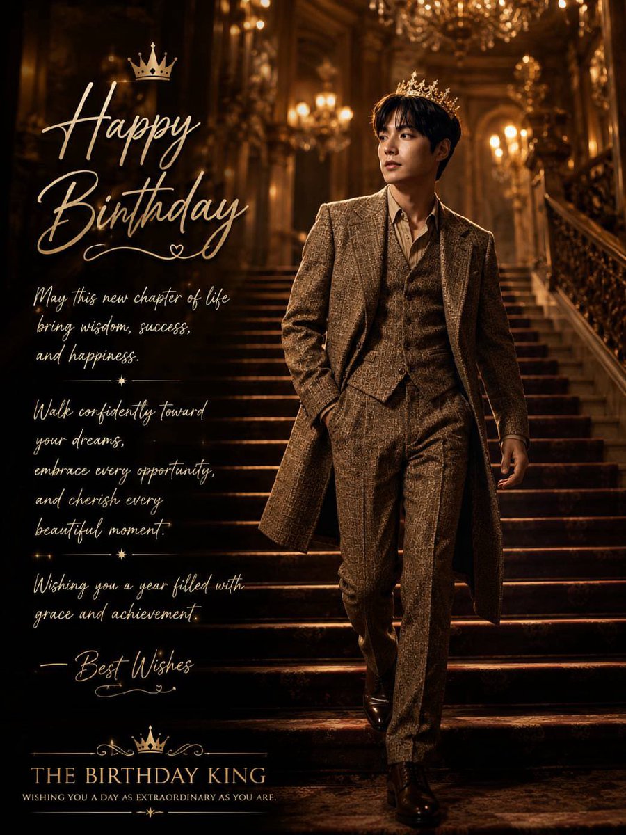 MinhoKKCh032822's tweet photo. 🎉 Happy 39th Birthday to our beloved Minho Oppa! Wishing him a wonderful and happiest birthday. God bless him with many more joyful years to come!
#HappyBirthdayMinho #LeeMinHo #이민호 #39thBirthday #MinhoDay https://t.co/wj4dkkodd0