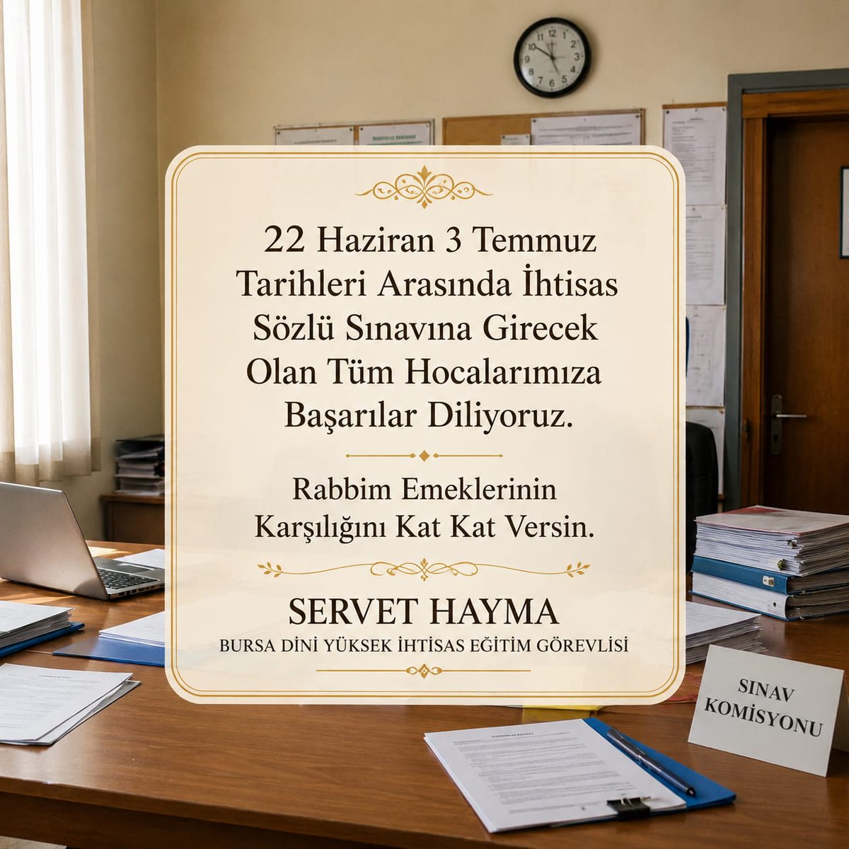 ServetHayma's tweet photo. #ihtisas #diyanet #haseki #akademi https://t.co/4P6IIBpLDr