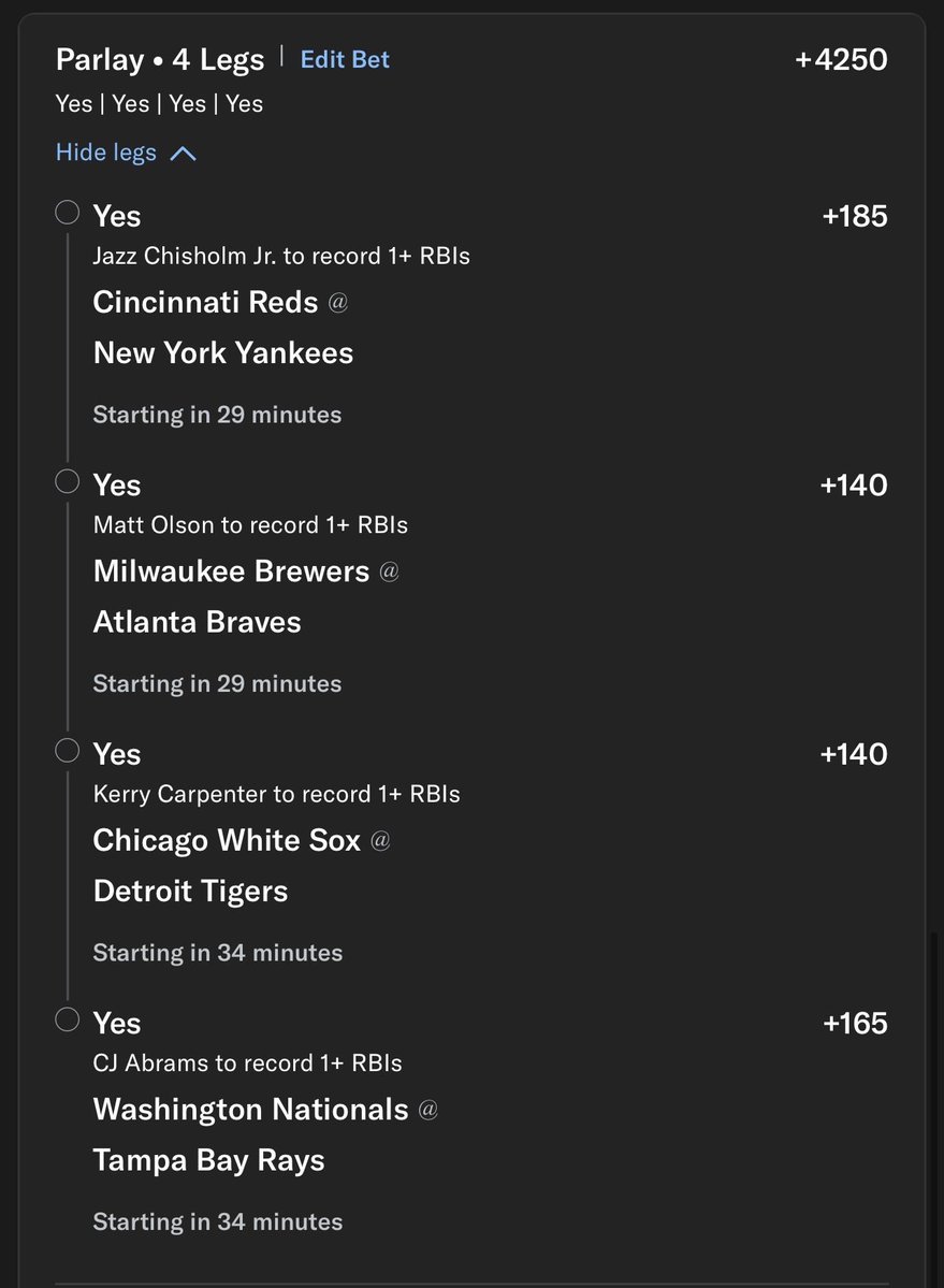 saltnpepperbets's tweet photo. #mlb #rbi #HRProps #BaseballTwitter #bet #bets #mlbbets #capper #MoneyMindset #parlay https://t.co/a2i2hdgN2N