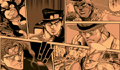 topapate's tweet photo. Support for Jojo's Bizarre Adventure ready. I may do an update today rather than next Friday. Let's see if I get some time later... #MiSTerFPGA #CPS3 https://t.co/pMP6SO26K8