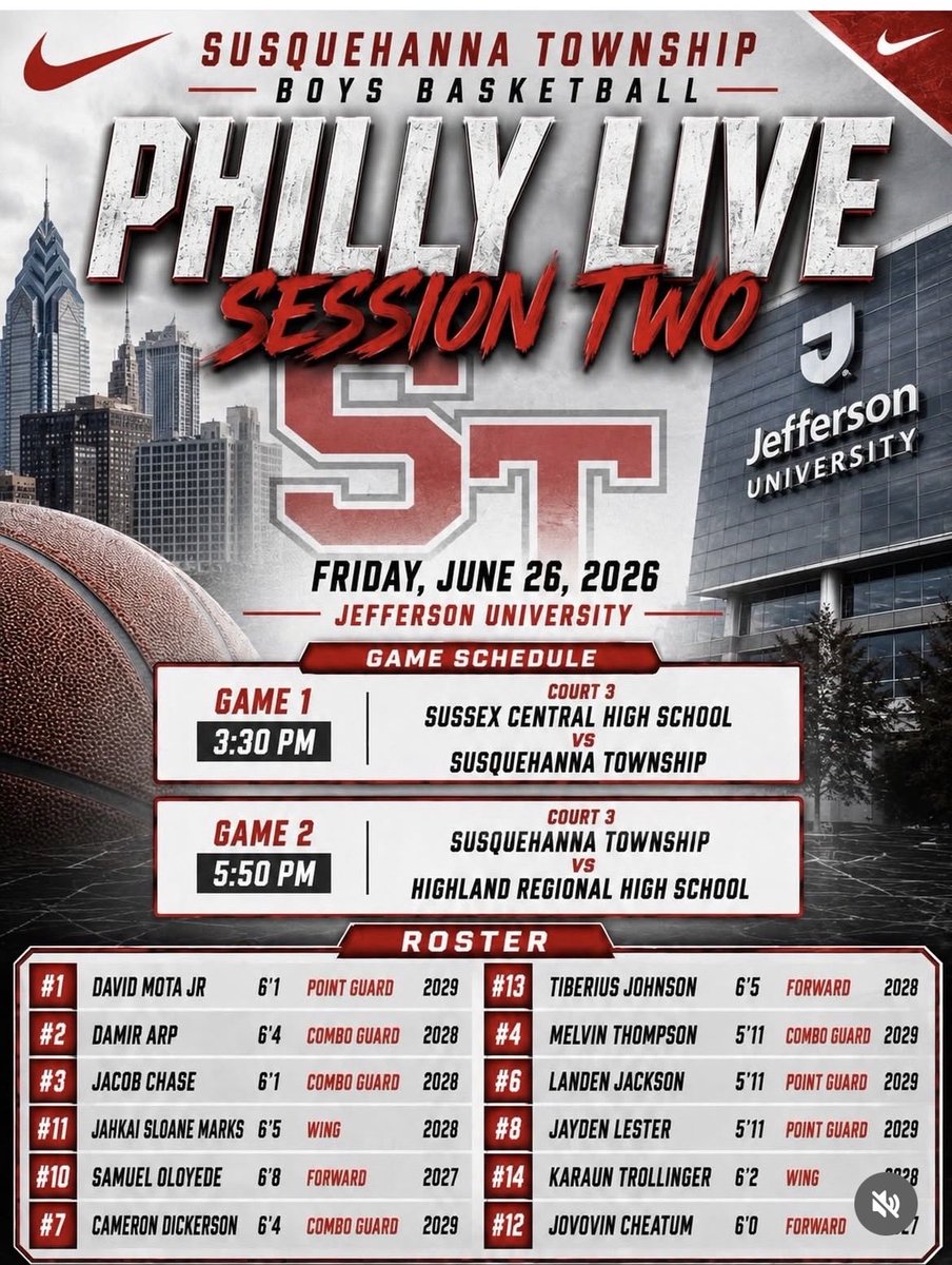 damirarp08's tweet photo. Looking forward to Philly live session 2.
Check out my Hlights from session 1!
https://t.co/XpCuBpXHBH
Susquehanna Township h.s
Stats:
20ppg
6ast ppg
5rebs ppg
2stls ppg

@majorprepllc 
@ProctorJahaad 
@coachzi717 https://t.co/LyRJhS4Wz6