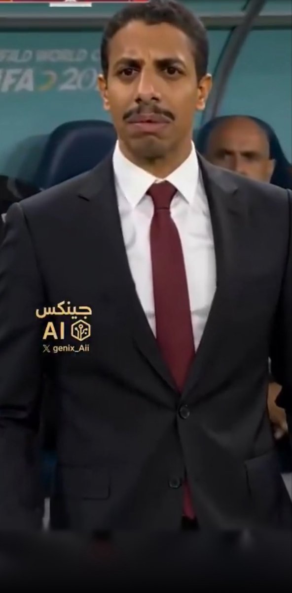 al39e_q8's tweet photo. وجه المدرب حالياً 🤣

#السعودية_اسبانيا https://t.co/i2CqWSX2Ma